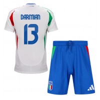Maglie da calcio Italia Matteo Darmian #13 Seconda Maglia Bambino Europei 2024 Manica Corta (+ Pantaloni corti)